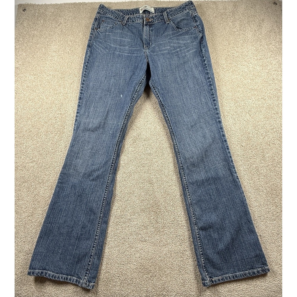 Levi Strauss Signature Bootcut‎ Lowrise Size 14 Long Jeans Blue Denim